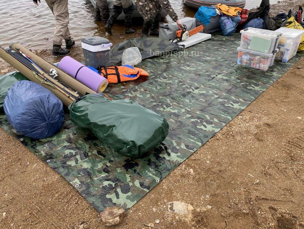 тент 120г камуфляж