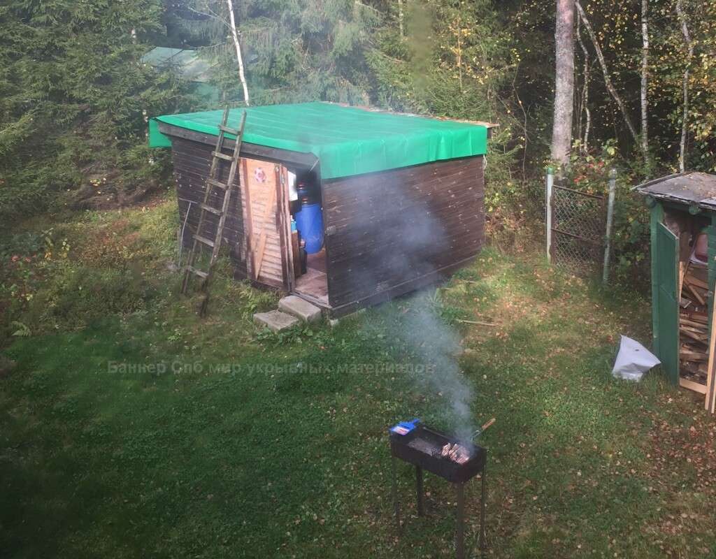 Тент ПВХ для крыши, 3x4м