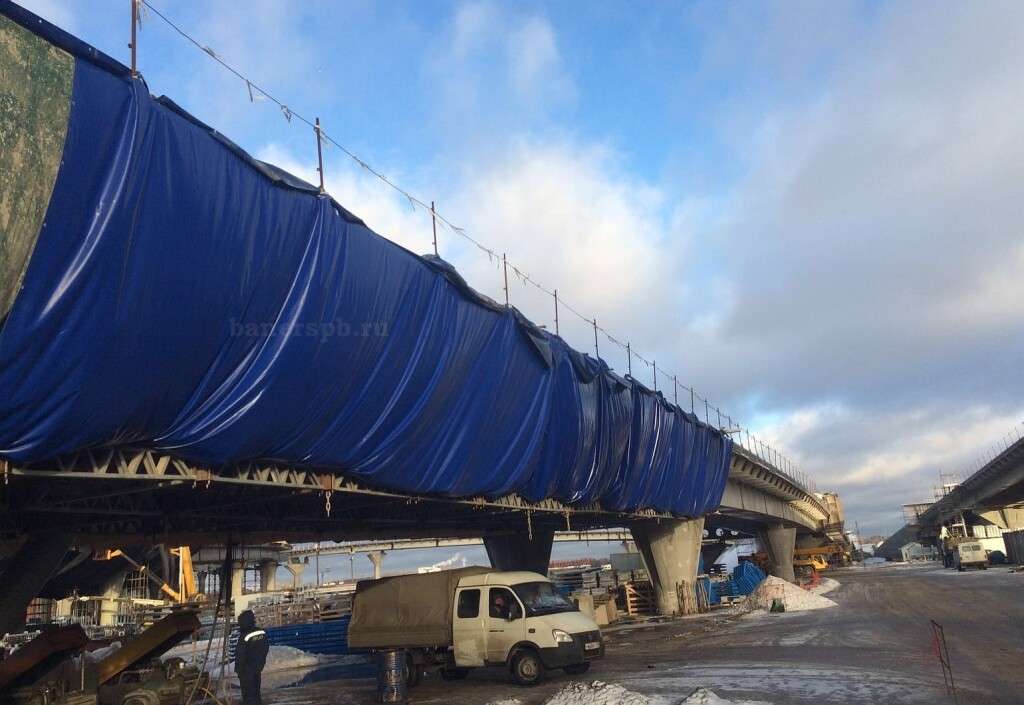 тент пвх для моста 630-650гр