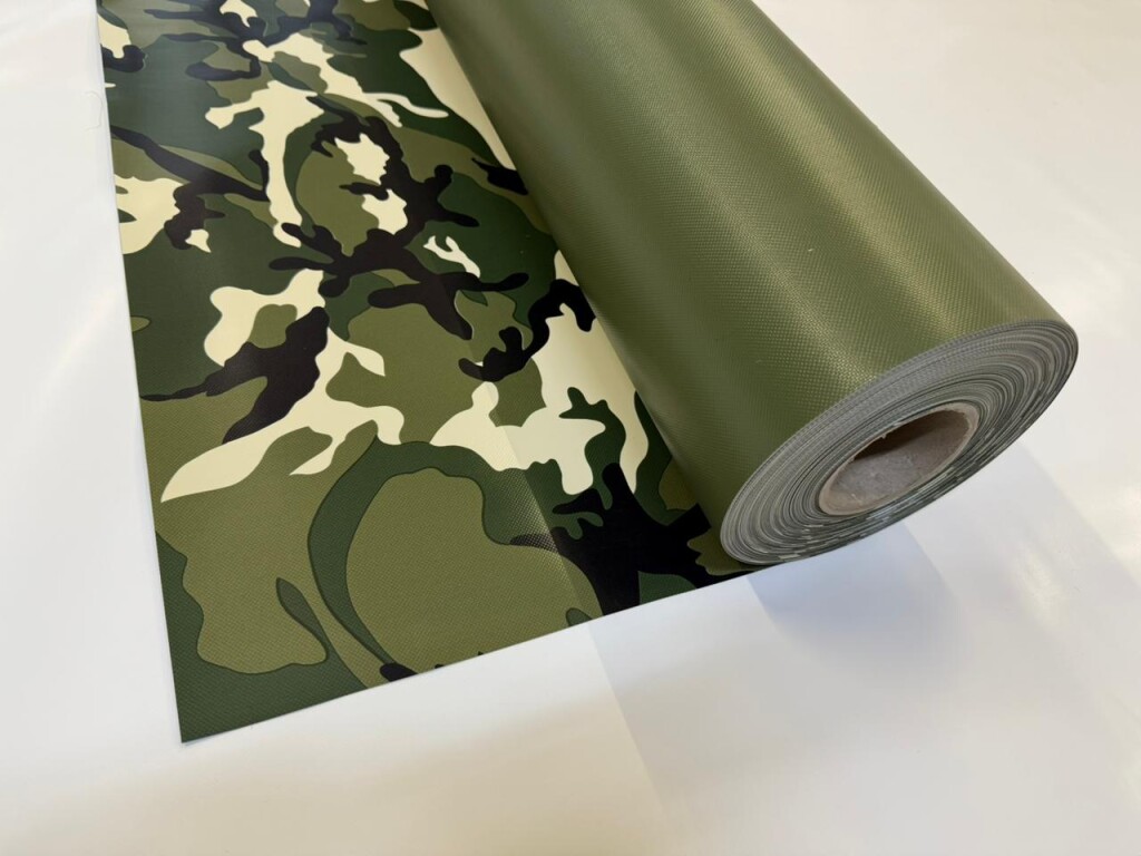 тент пвх камуфляж хаки 3 цвета