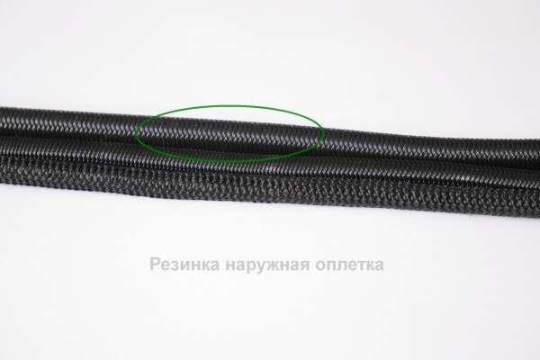 Оплётка резинки 10мм пвх усиленная