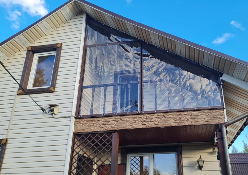 Штора прозрачная ПВХ, 3х3м